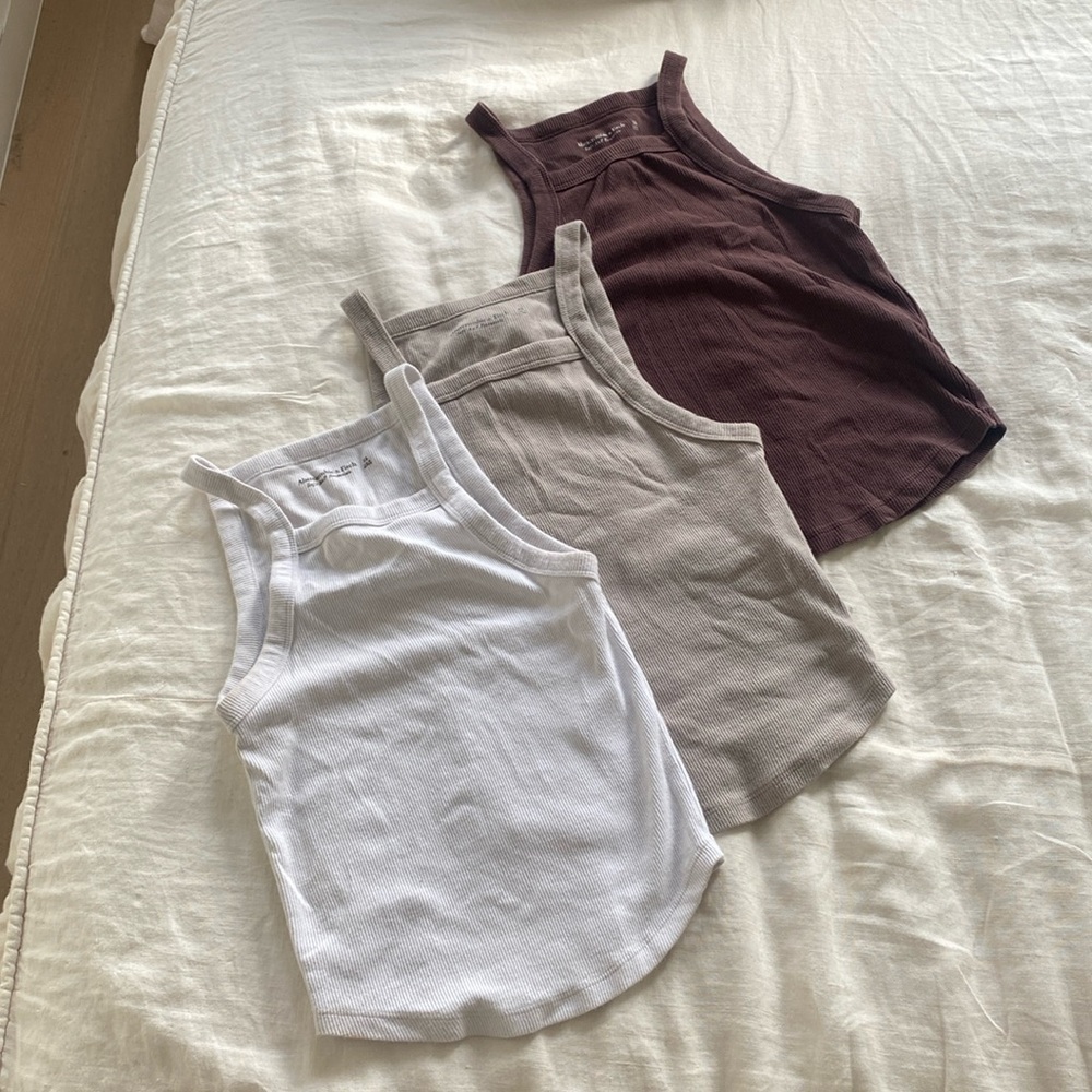 A&F Soft Essentials Muscle Tees